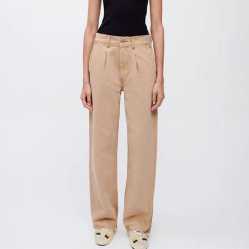 REDONE utility loose jeans (washed khaki)